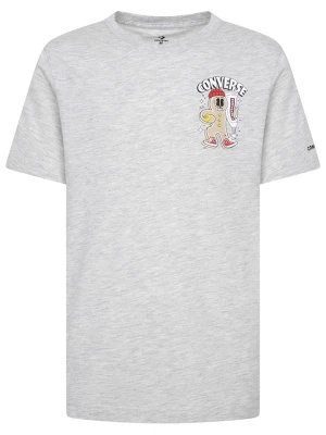 Converse Koszulka w kolorze szarym ze wzorem rozmiar: 152/158