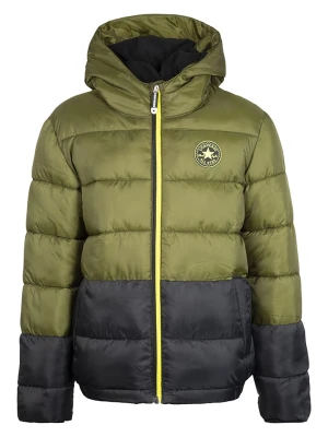 Converse Kurtka pikowana w kolorze oliwkowo-czarnym rozmiar: 140-152