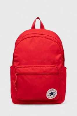 Converse plecak kolor czerwony duży z aplikacją