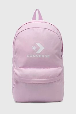 Converse plecak kolor fioletowy duży z nadrukiem 10025485-A11
