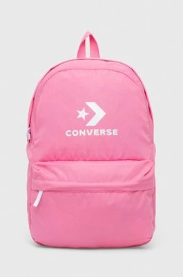 Converse plecak kolor różowy duży z nadrukiem