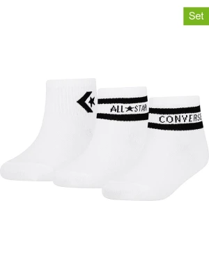Converse Skarpety (3 pary) w kolorze białym rozmiar: 27-35