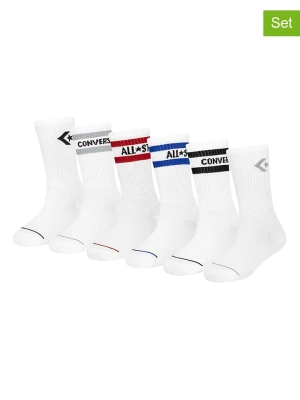 Converse Skarpety (6 par) w kolorze białym rozmiar: 35-37, 5