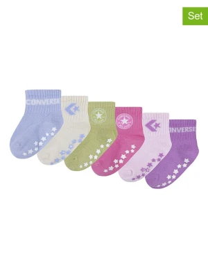Converse Skarpety antypoślizgowe (6 par) w różnych kolorach rozmiar: 23