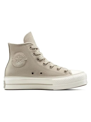 Converse Skórzane sneakersy "Chuck Taylor All Star Lift Platform" w kolorze beżowym rozmiar: 37