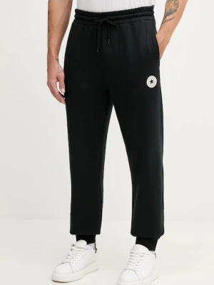 Converse spodnie dresowe męskie kolor czarny melanżowe CVM5B978