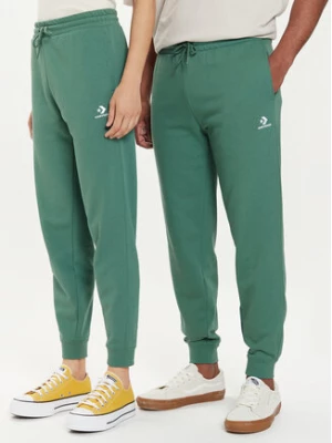 Converse Spodnie dresowe U Chev Emb Fleece Pant Ft 10023873-A25 Zielony Regular Fit