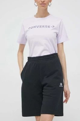 Converse szorty kolor czarny gładkie 10023875.A01-Black
