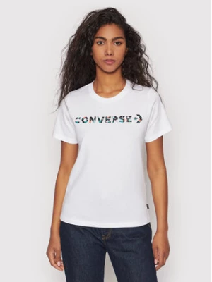 Converse T-Shirt 10023946-A02 Biały Standard Fit