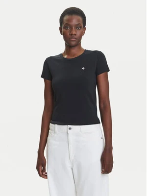 Converse T-Shirt 10027252-A02 Czarny Slim Fit