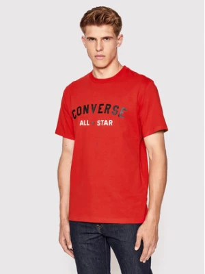 Converse T-Shirt All Varsity Graphic 10023260-A05 Czerwony Standard Fit