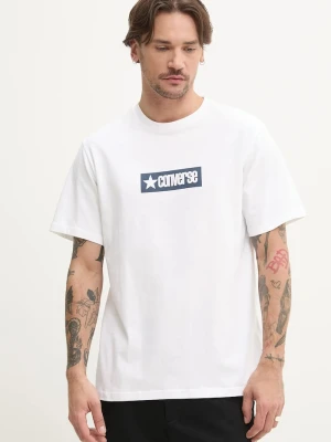 Converse t-shirt bawełniany biały