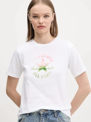 Converse t-shirt bawełniany biały