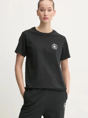 Converse t-shirt bawełniany czarny