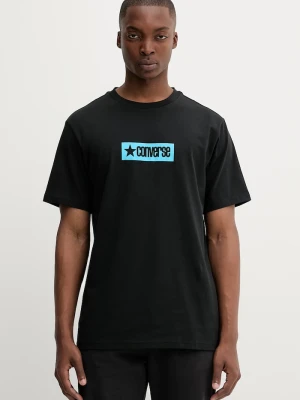 Converse t-shirt bawełniany czarny