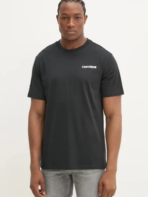 Converse t-shirt bawełniany czarny