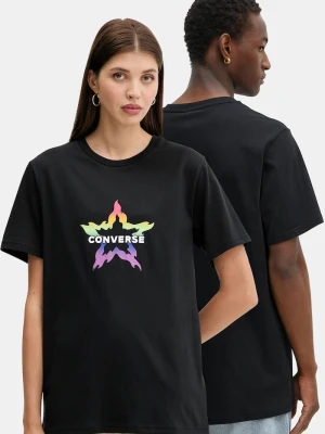 Converse t-shirt bawełniany czarny