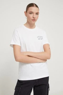 Converse t-shirt bawełniany damski kolor biały