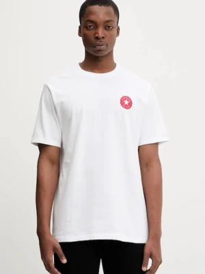 Converse t-shirt bawełniany x Coca Cola męski kolor biały z nadrukiem CVM5T514