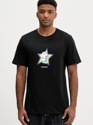 Converse t-shirt bawełniany X DORAEMON GRAPHIC kolor czarny z nadrukiem 10028894.A01