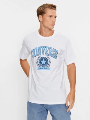 Converse T-Shirt Chuck Retro Collegiate Ss Tee 10025275-A02 Biały Regular Fit