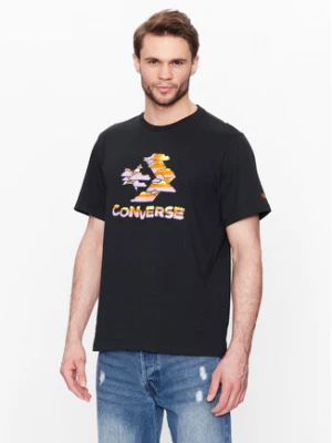 Converse T-Shirt Cloud Sky 10024587-A02 Czarny Standard Fit