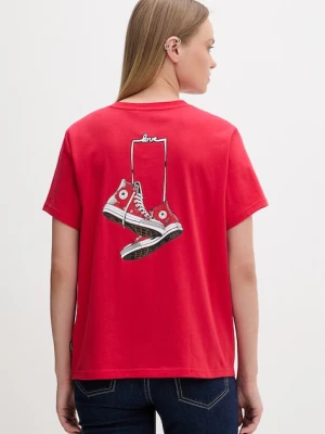 Converse t-shirt damski bawełniany x CHUCKS IN LOVE