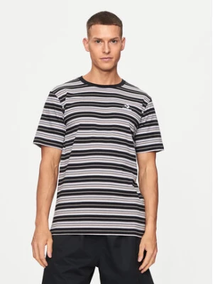 Converse T-Shirt Loose Fit Striped Tee 10027159-A01 Czarny Loose Fit