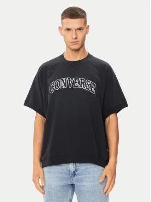 Converse T-Shirt Retro Chuck Ss Crew 10026428-A01 Czarny Regular Fit