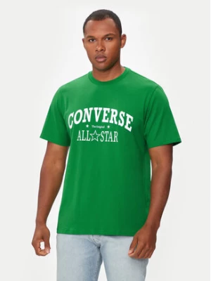 Converse T-Shirt M Retro Chuck Vintage Tee 10026458-A01 Zielony Regular Fit
