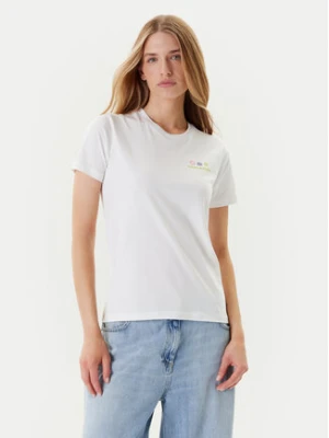 Converse T-Shirt Sea 10027759-A01 Biały Regular Fit