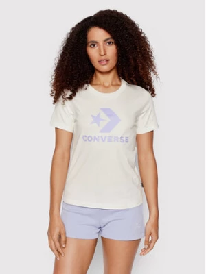 Converse T-Shirt Star Chevron 10018569-A40 Biały Regular Fit
