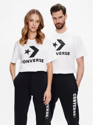 Converse T-Shirt Unisex Chuck Patch 10025458-A03 Biały Standard Fit