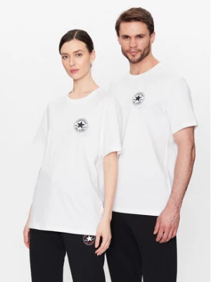 Converse T-Shirt Unisex Go-To All Star Patch 10025072-A02 Biały Regular Fit