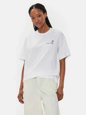 Zdjęcie produktu Converse T-Shirt W Beach Scenentee 10026378-A01 Biały Regular Fit