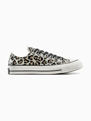 Converse tenisówki Chuck 70 Glow In The Dark Leopard kolor beżowy A15033C