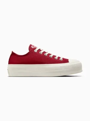 Converse tenisówki Chuck Taylor All Star Lift Valentine's Day kolor czerwony A13653C