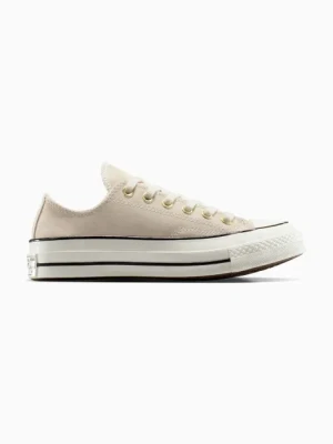 Converse tenisówki zamszowe Chuck 70 kolor beżowy A13829C