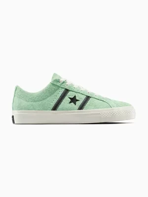 Converse tenisówki zamszowe One Star Academy Pro kolor zielony A10578C