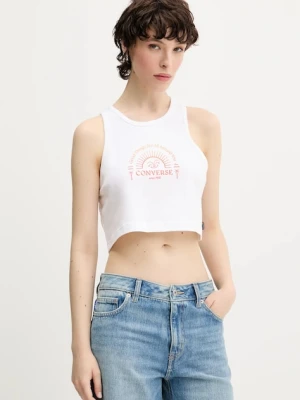 Converse top bawełniany kolor biały 10027755-A02