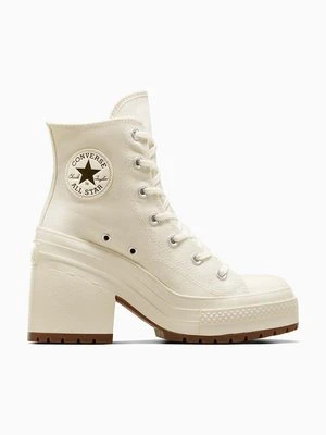 Converse trampki Chuck 70 De Luxe Heel damskie kolor biały A05348C