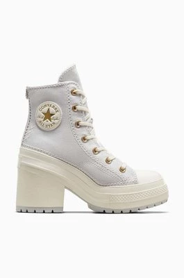 Converse trampki Chuck 70 De Luxe Heel damskie kolor niebieski A07551C