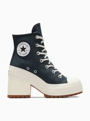 Converse trampki Chuck 70 De Luxe Heel damskie kolor niebieski A09386C