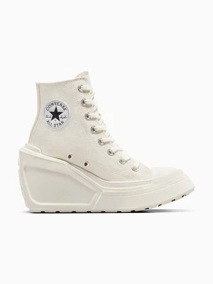 Converse trampki Chuck 70 De Luxe Wedge damskie kolor biały A06479C