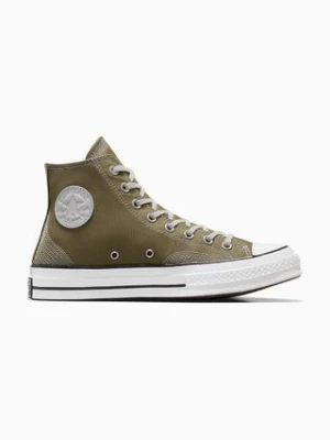 Converse trampki Chuck 70 HI Mossy męskie kolor zielony A07435C