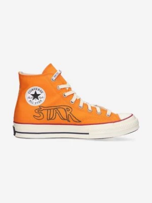 Converse trampki Chuck 70 kolor pomarańczowy A01762C-ORANGE