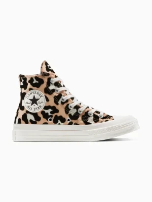 Converse trampki Chuck 70 Leopard kolor beżowy A14945C