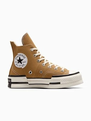 Converse trampki Chuck 70 Plus damskie kolor brązowy A12321C