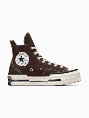 Converse trampki Chuck 70 Plus HI kolor brązowy A08095C