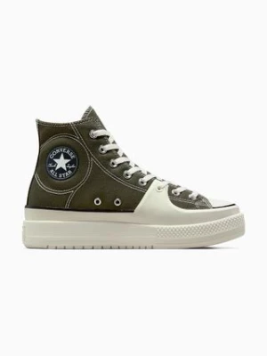 Converse trampki Chuck Taylor All Star Construct HI kolor zielony A06618C